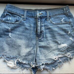Aerie Daydream Denim/Jean Shorts - Blue